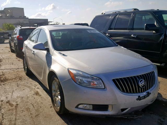 2G4GS5ER7D9164527 - 2013 BUICK REGAL PREM SILVER photo 1