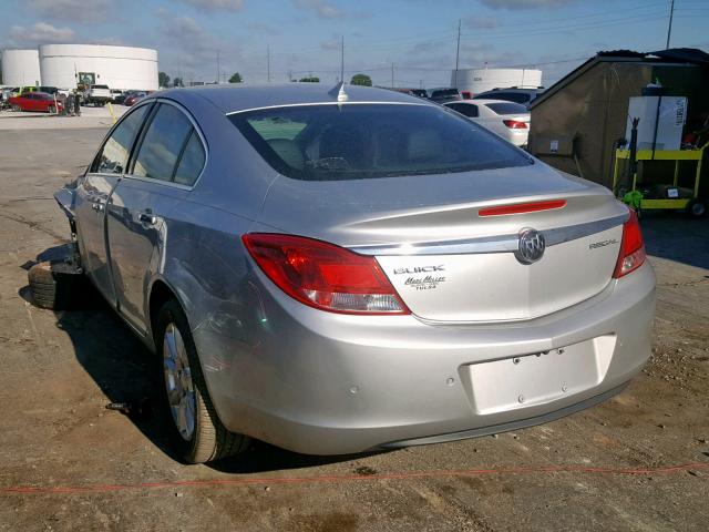 2G4GS5ER7D9164527 - 2013 BUICK REGAL PREM SILVER photo 3