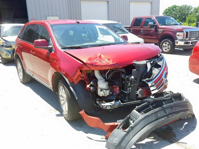 2FMDK38C48BA12217 - 2008 FORD EDGE SEL RED photo 1