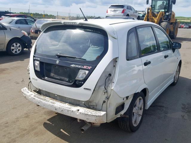 JS2RD62H165350207 - 2006 SUZUKI AERIO WHITE photo 4