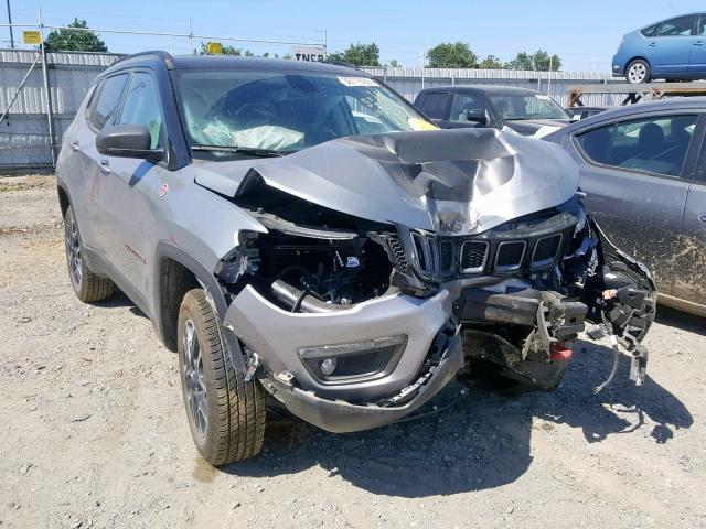 3C4NJDDB3KT747796 - 2019 JEEP COMPASS TR GRAY photo 1