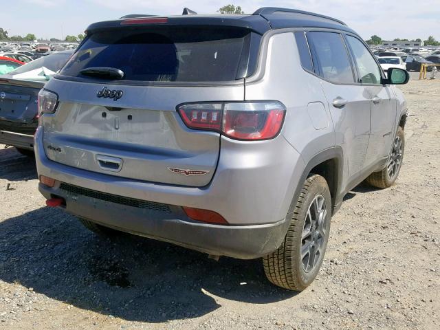 3C4NJDDB3KT747796 - 2019 JEEP COMPASS TR GRAY photo 4