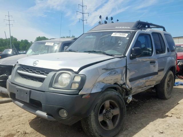 5N1ED28Y12C600927 - 2002 NISSAN XTERRA XE SILVER photo 2