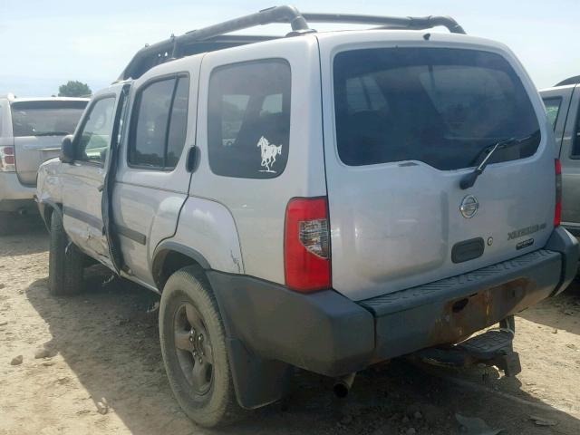 5N1ED28Y12C600927 - 2002 NISSAN XTERRA XE SILVER photo 3