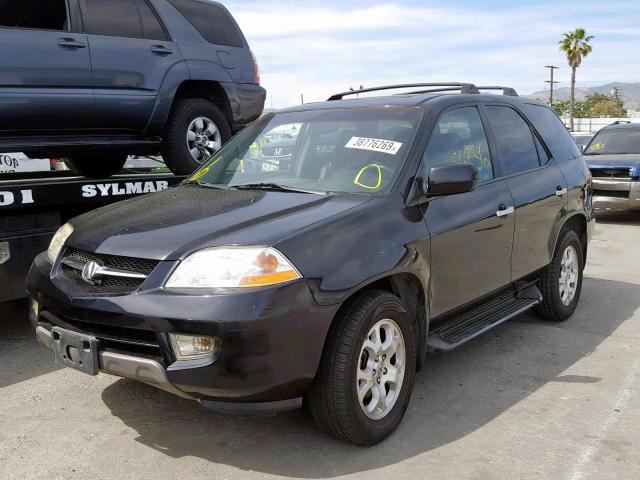 2HNYD18882H515179 - 2002 ACURA MDX TOURIN BLACK photo 2