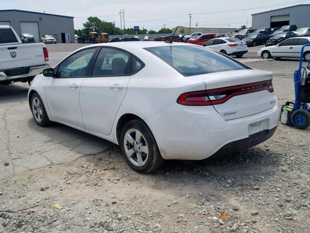 1C3CDFBB1FD236763 - 2015 DODGE DART SXT WHITE photo 3