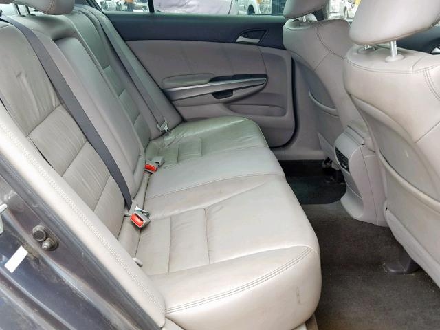 1HGCP2F83AA125489 - 2010 HONDA ACCORD EXL GRAY photo 6