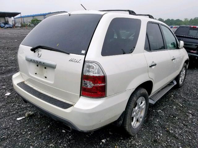 2HNYD18694H536088 - 2004 ACURA MDX TOURIN WHITE photo 4