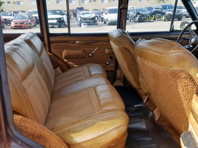 J9A15NN139410 - 1979 JEEP GRAND WAGO BROWN photo 6