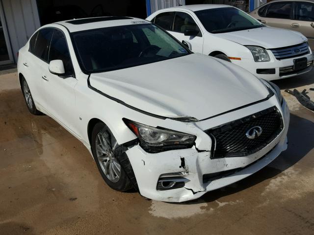 JN1BV7AP2EM681831 - 2014 INFINITI Q50 BASE WHITE photo 1