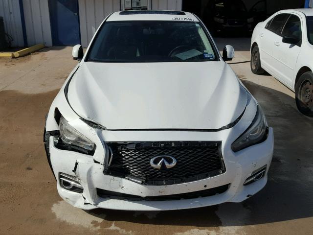 JN1BV7AP2EM681831 - 2014 INFINITI Q50 BASE WHITE photo 9