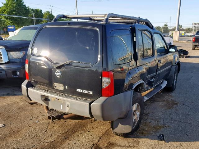 5N1ED28Y33C648947 - 2003 NISSAN XTERRA XE BLACK photo 4