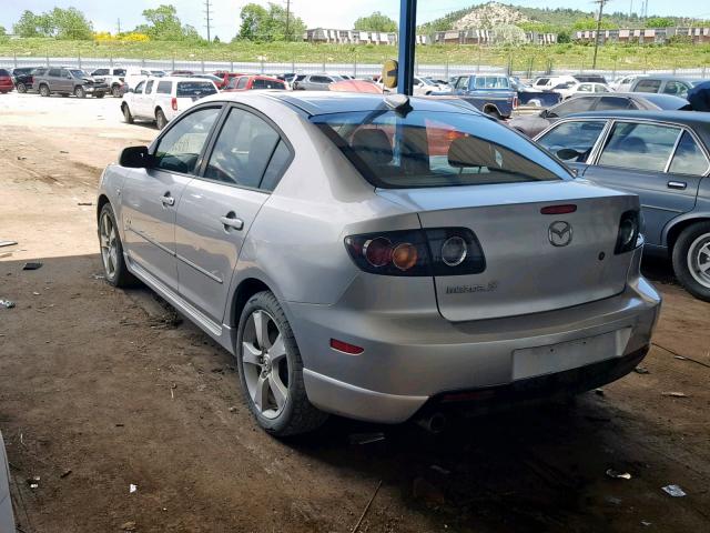 JM1BK323961522639 - 2006 MAZDA 3 S GRAY photo 3