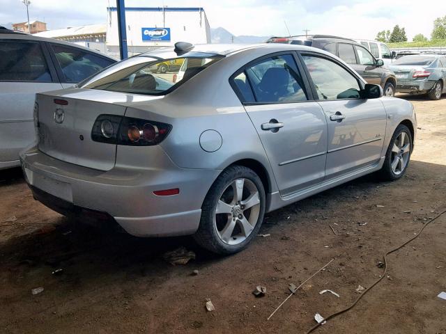 JM1BK323961522639 - 2006 MAZDA 3 S GRAY photo 4