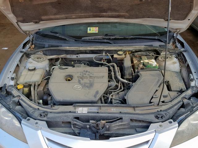 JM1BK323961522639 - 2006 MAZDA 3 S GRAY photo 7