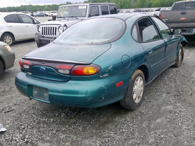 1FALP51U9VA295016 - 1997 FORD TAURUS G GREEN photo 4