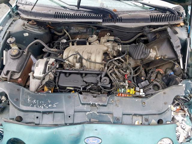 1FALP51U9VA295016 - 1997 FORD TAURUS G GREEN photo 7