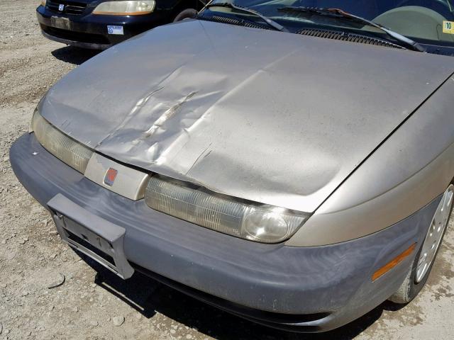 1G8ZH5287XZ326717 - 1999 SATURN SL1 GOLD photo 9