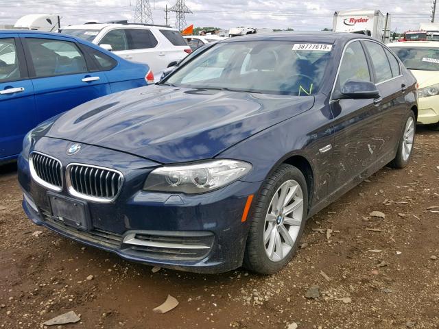WBAFV3C52ED685278 - 2014 BMW 535 D BLUE photo 2