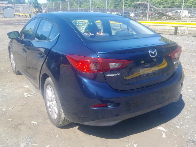 JM1BM1V79E1154541 - 2014 MAZDA 3 TOURING BLUE photo 3