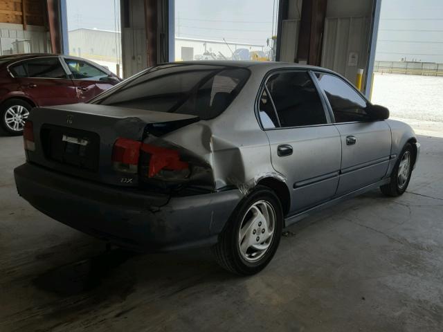 1HGEJ6621VL018304 - 1997 HONDA CIVIC DX GRAY photo 4