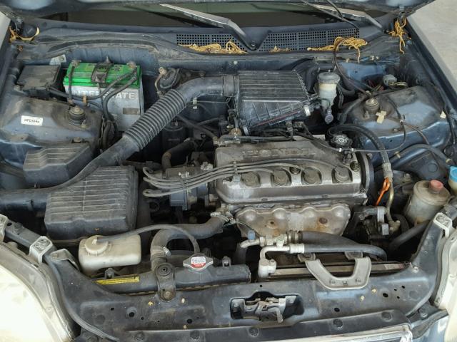 1HGEJ6621VL018304 - 1997 HONDA CIVIC DX GRAY photo 7