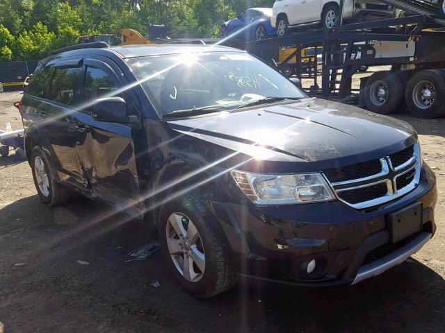 3D4PG1FG9BT547409 - 2011 DODGE JOURNEY MA BLACK photo 1