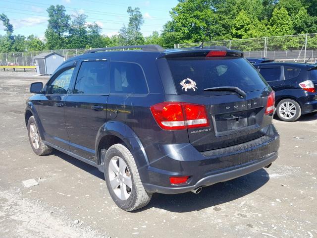 3D4PG1FG9BT547409 - 2011 DODGE JOURNEY MA BLACK photo 3