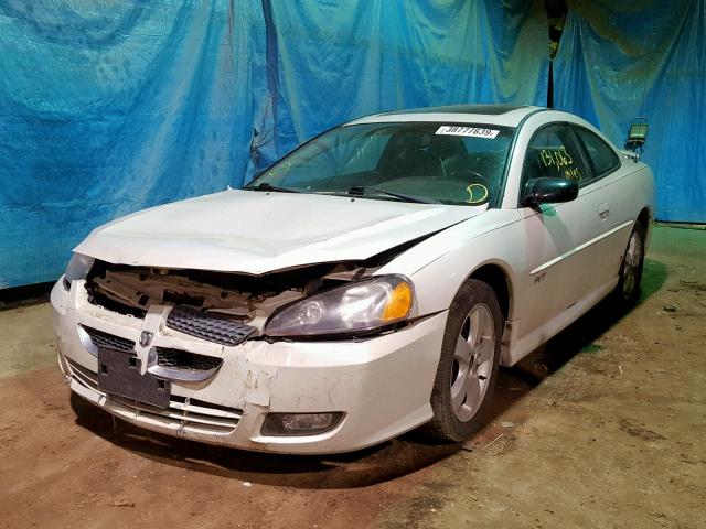 4B3AG52H45E018365 - 2005 DODGE STRATUS R/ WHITE photo 2