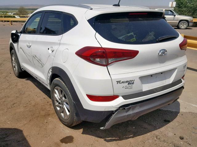 KM8J33A29GU043182 - 2016 HYUNDAI TUCSON LIM WHITE photo 3