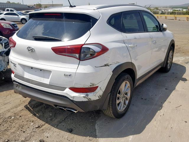 KM8J33A29GU043182 - 2016 HYUNDAI TUCSON LIM WHITE photo 4