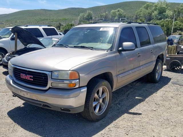 3GKFK16TX2G333921 - 2002 GMC YUKON XL K TAN photo 2