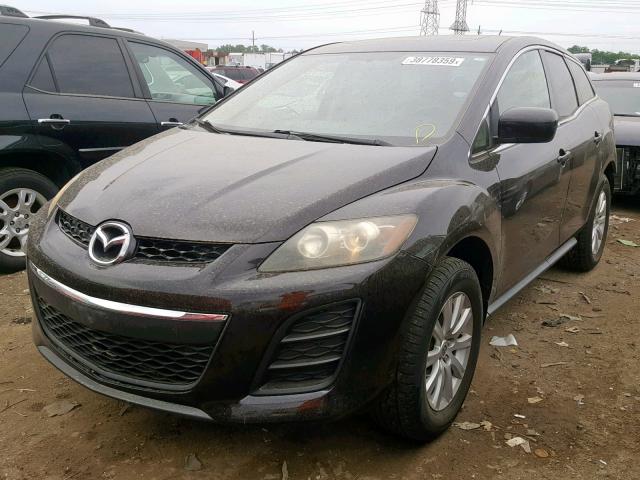 JM3ER2W58A0330309 - 2010 MAZDA CX-7 BLACK photo 2