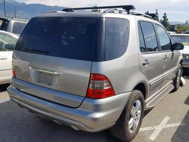 4JGAB57E55A532533 - 2005 MERCEDES-BENZ ML 350 SILVER photo 4