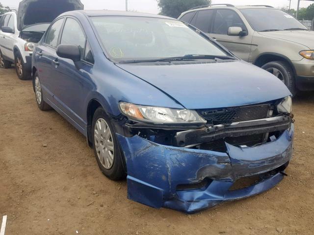 2HGFA1F38BH535690 - 2011 HONDA CIVIC VP BLUE photo 1