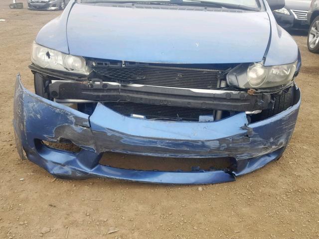 2HGFA1F38BH535690 - 2011 HONDA CIVIC VP BLUE photo 9