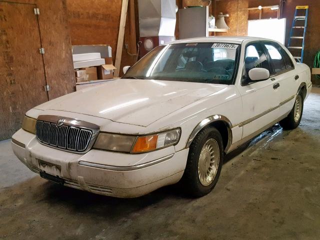 2MEFM75W0XX639848 - 1999 MERCURY GRAND MARQ WHITE photo 2