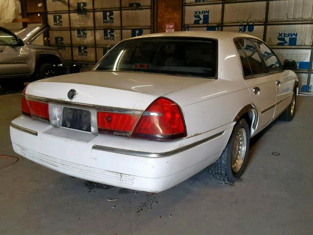 2MEFM75W0XX639848 - 1999 MERCURY GRAND MARQ WHITE photo 4