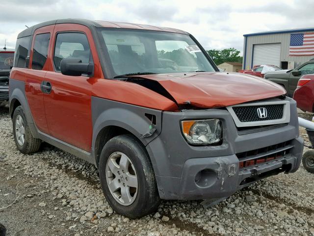 5J6YH28614L022331 - 2004 HONDA ELEMENT EX ORANGE photo 1