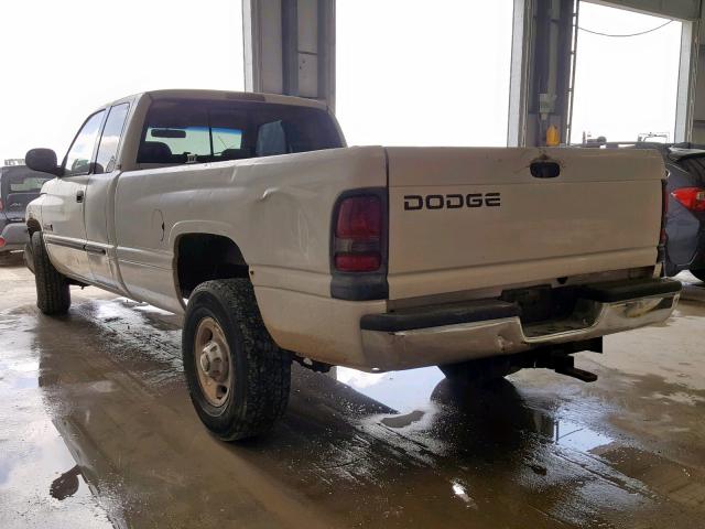 3B7KC23662M271379 - 2002 DODGE RAM 2500 WHITE photo 3