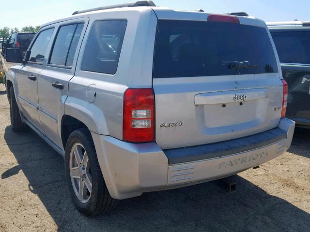 1J8FF48W08D590061 - 2008 JEEP PATRIOT LI GRAY photo 3