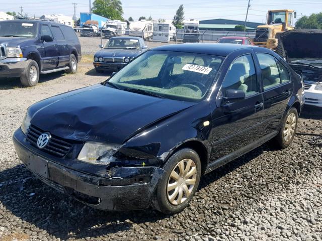 3VWSA29M1YM043470 - 2000 VOLKSWAGEN JETTA GLS BLACK photo 2