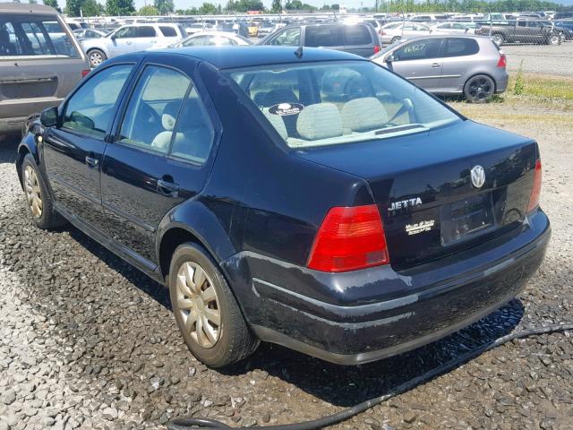 3VWSA29M1YM043470 - 2000 VOLKSWAGEN JETTA GLS BLACK photo 3