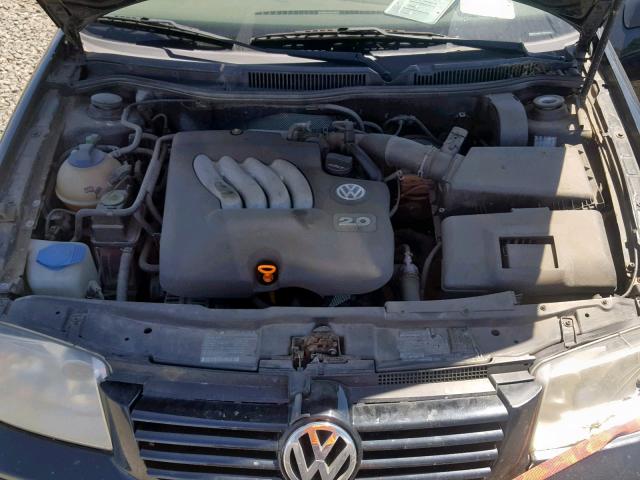 3VWSA29M1YM043470 - 2000 VOLKSWAGEN JETTA GLS BLACK photo 7