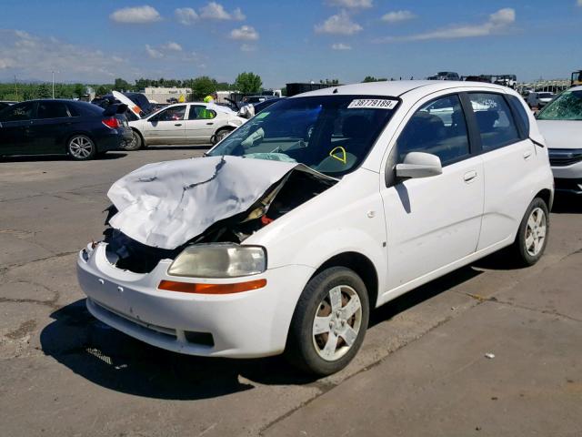 KL1TD66637B735321 - 2007 CHEVROLET AVEO BASE Ağ foto 2