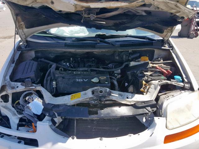 KL1TD66637B735321 - 2007 CHEVROLET AVEO BASE Ağ foto 7