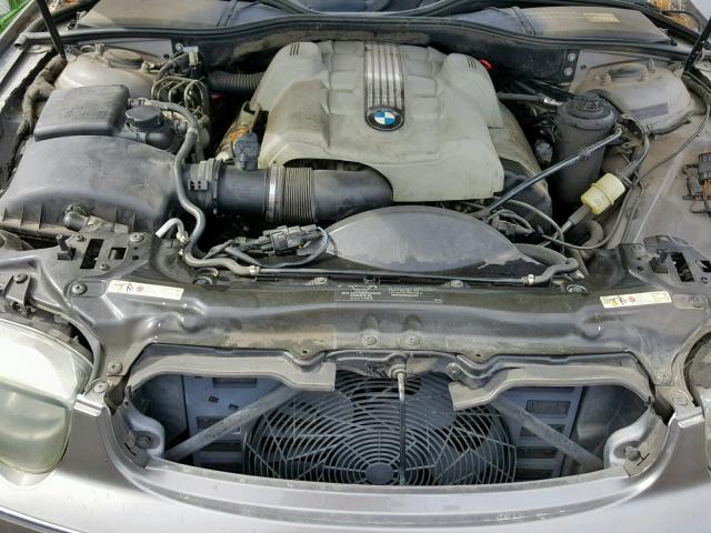 WBAGN63442DR07876 - 2002 BMW 745 LI GRAY photo 7