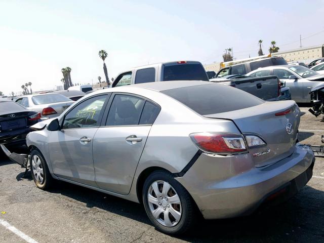 JM1BL1UFXB1496104 - 2011 MAZDA 3 I SILVER photo 3