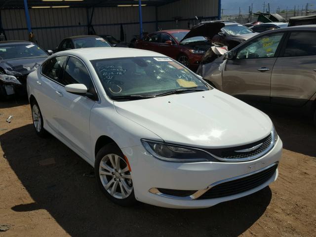 1C3CCCAB6FN743557 - 2015 CHRYSLER 200 LIMITE WHITE photo 1