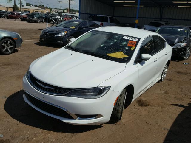 1C3CCCAB6FN743557 - 2015 CHRYSLER 200 LIMITE WHITE photo 2